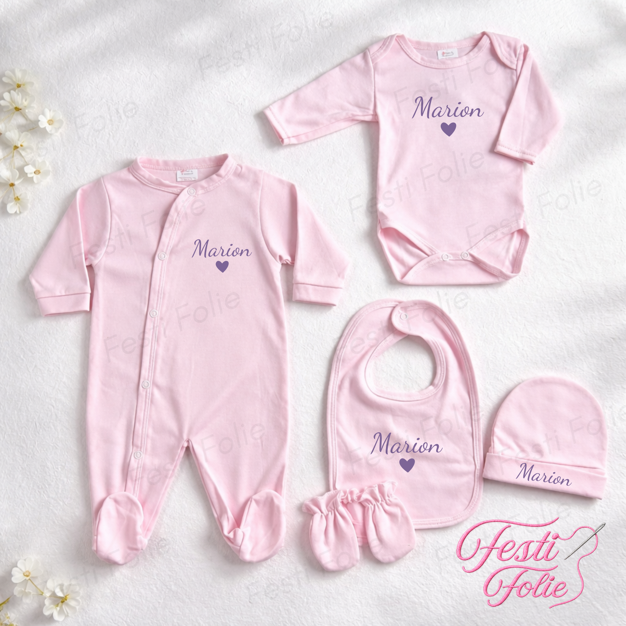 Ensemble de naissance 5 pcs – 0/3 mois