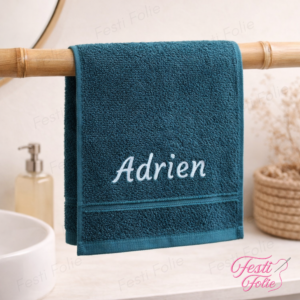 Petite serviette brodée