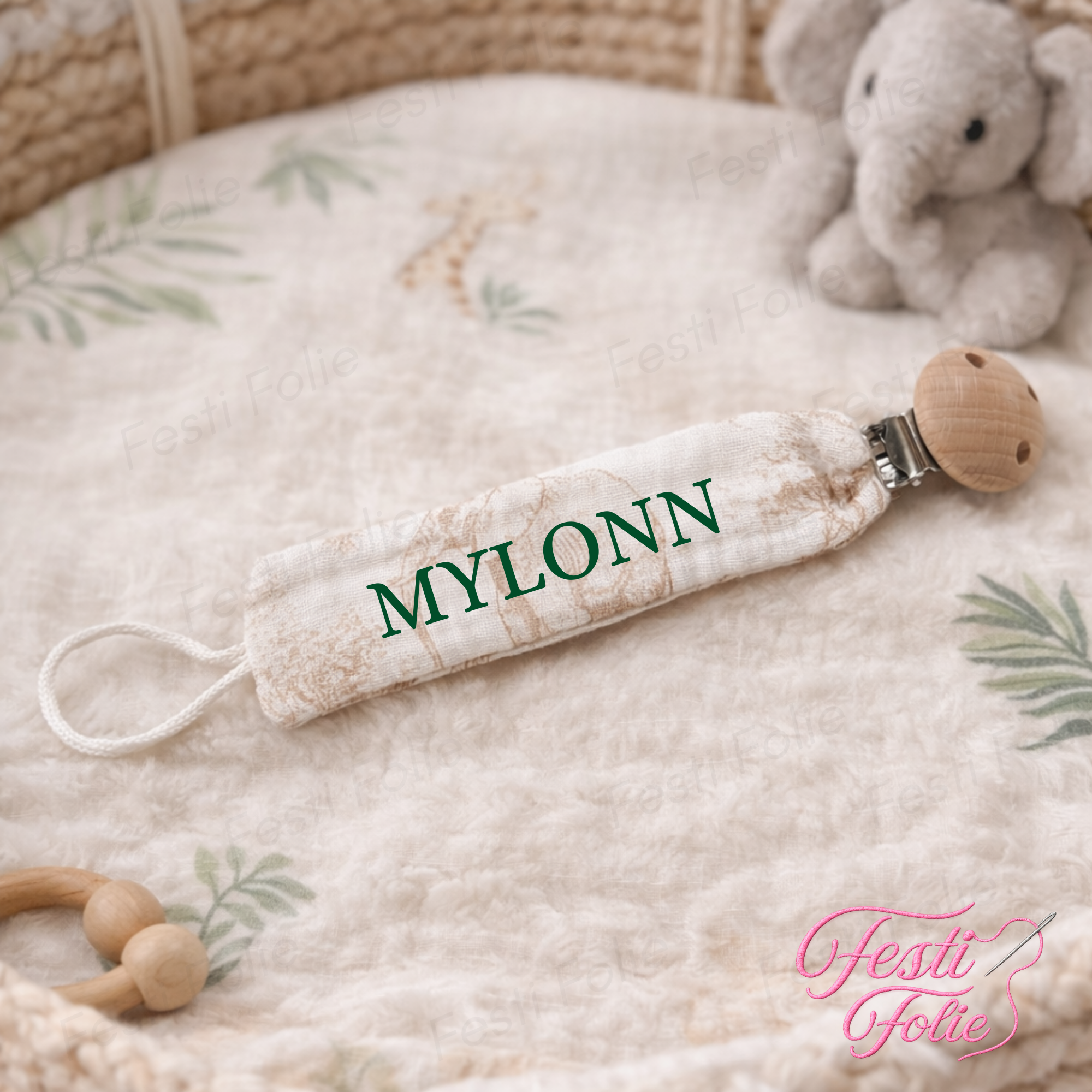 Attache tétine – Safari