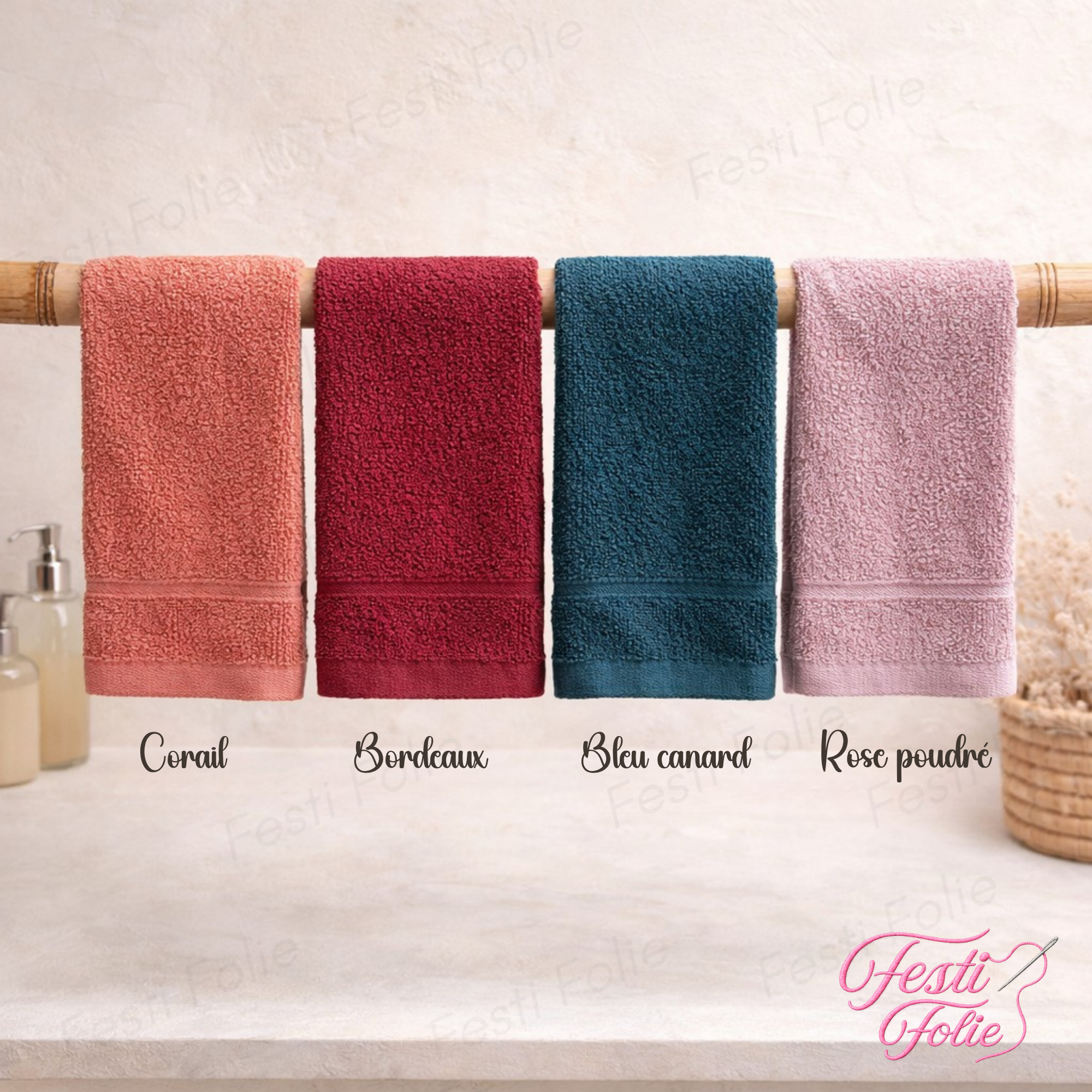 Petite serviette brodée – Image 2