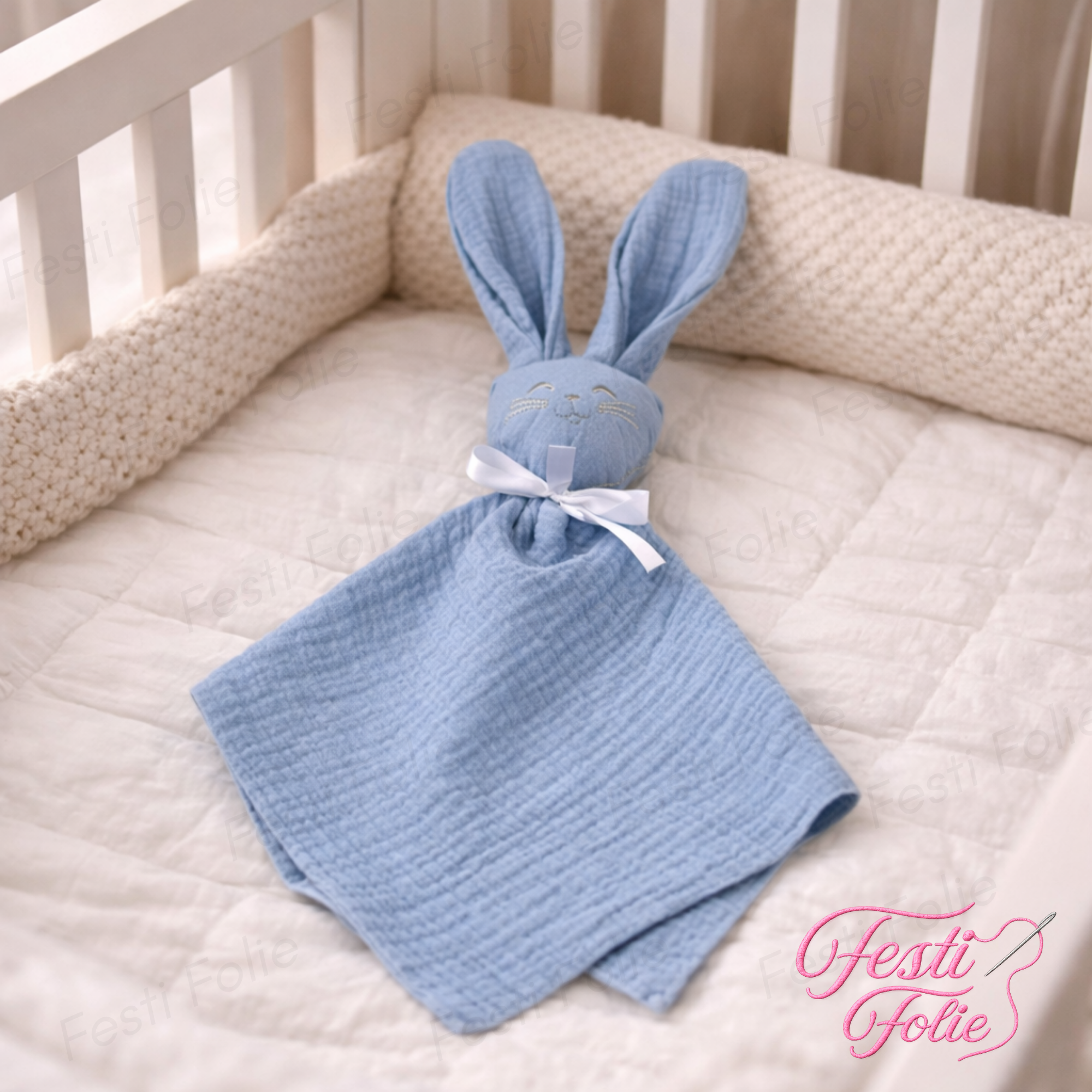 Doudou Lapin – Gaz de Coton – Vierge