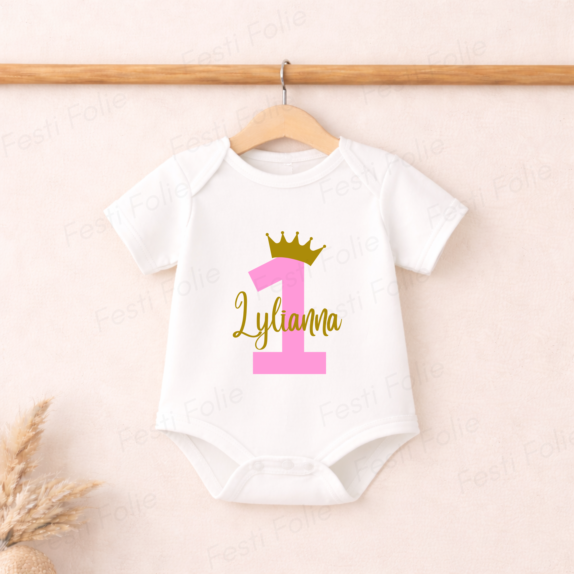 Body personnalisé – Chiffre anniversaire