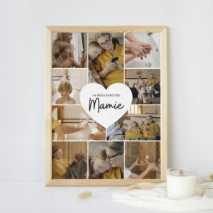Cadre photo personnalisé – La meilleure des Mamie