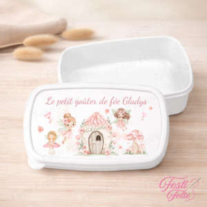 Boîte à Goûter Personnalisée – Fée