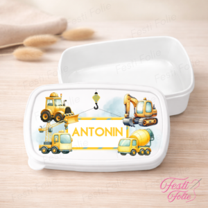 Boîte à Goûter Personnalisée – Chantier