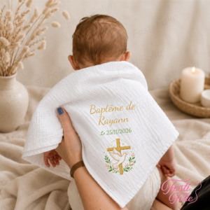 Lange de Baptême – Colombe divine